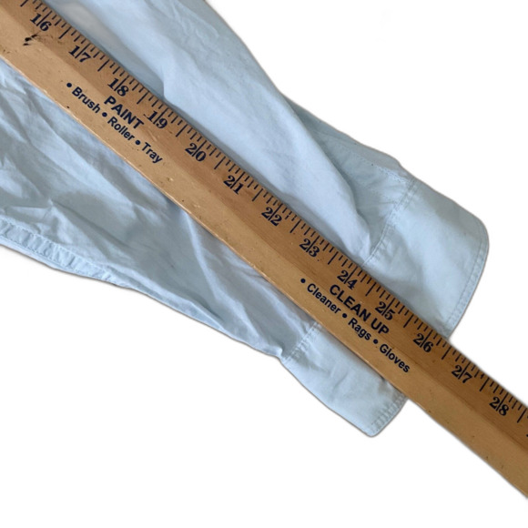 SIMMS Fishing Guide Shirt Mens Sz XXL Blue Long Sleeve Button Vented Zip Pockets - Picture 10 of 13